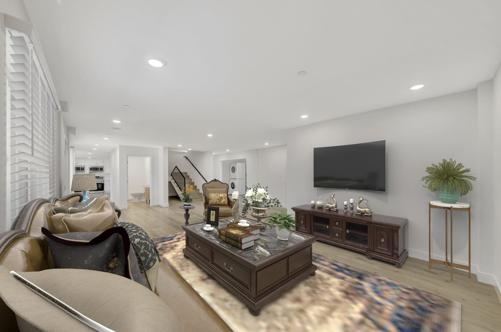 Living room seating area